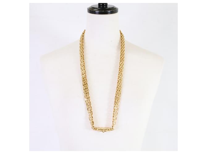 Collana Chanel placcata oro D'oro - vista 10