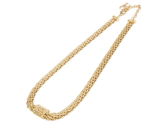 Collana Chanel placcata oro D'oro - vista 2