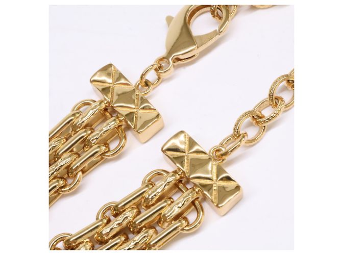 Collana Chanel placcata oro D'oro - vista 7