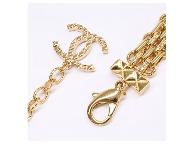 Collana Chanel placcata oro D'oro - vista 8