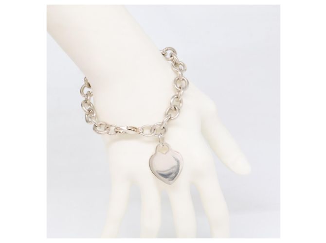 Tiffany & Co Bracciale con charm Tiffany Return to Heart Argento - vista 7