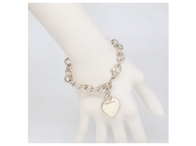 Tiffany & Co Bracciale con charm Tiffany Return to Heart Argento - vista 7