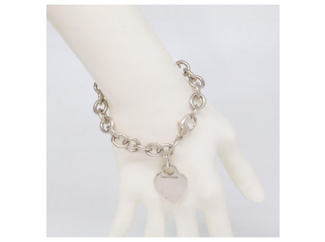 Tiffany & Co Bracciale con charm in argento Tiffany Return to Heart - vista 7