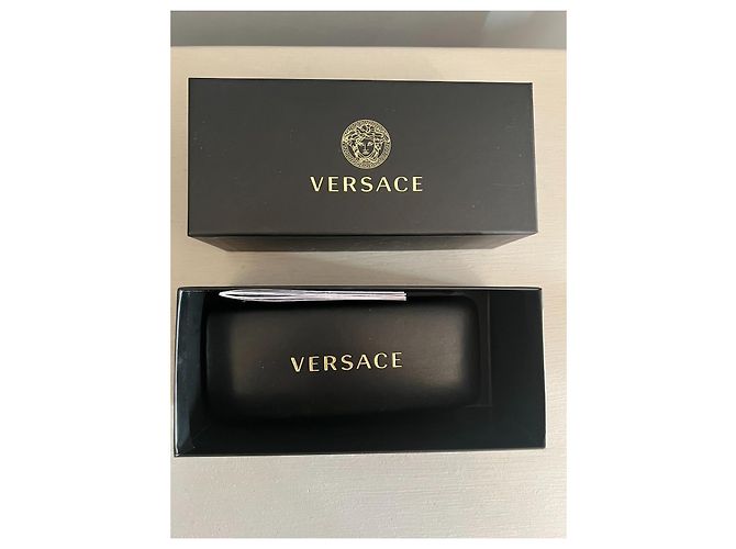 Versace Occhiali da Sole Medusa Biggie Rosso Gold hardware - vista 7