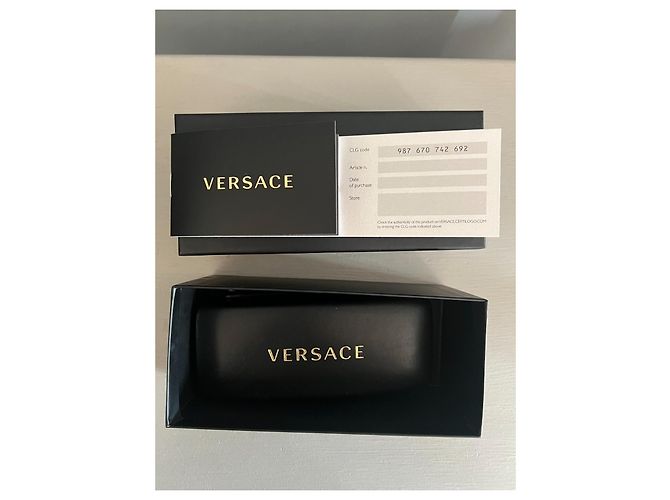 Versace Occhiali da Sole Medusa Biggie Rosso Gold hardware - vista 8