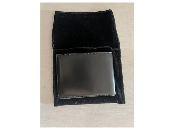 Autre Marque Portafoglio S.T. Dupont in pelle nera Nero - vista 3