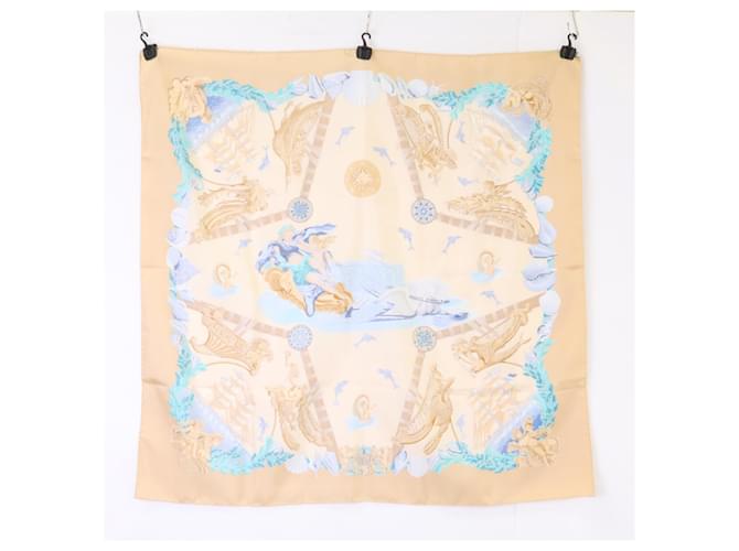Silk In Hermès Hermes Seidenschal Beige - Ansicht 2