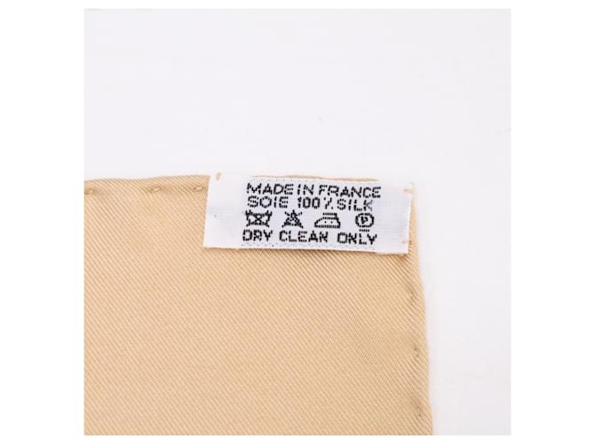 Silk In Hermès Hermes Seidenschal Beige - Ansicht 6