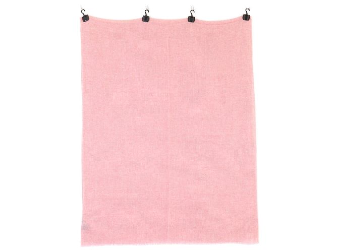 Stola in lana rosa Chanel - vista 2