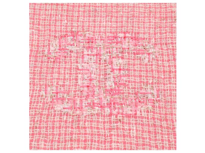Stola in lana rosa Chanel - vista 3