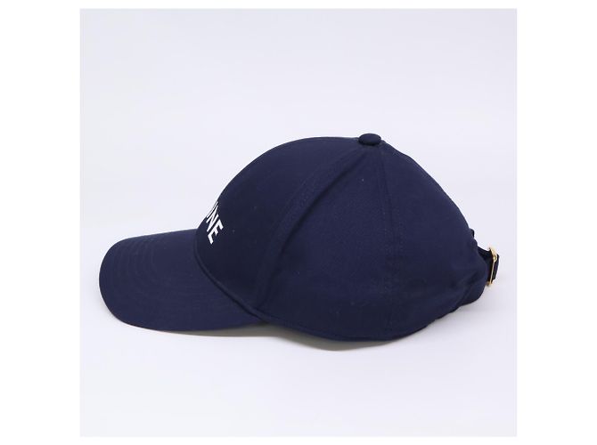 Céline Cappellino da baseball Celine con logo ricamato Blu navy - vista 3