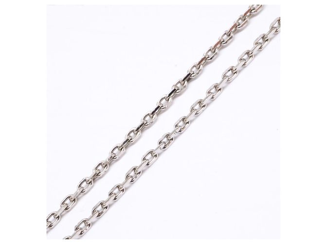 Hermès Collier Pop H Hermes en noir et argent Argenté - vue 7