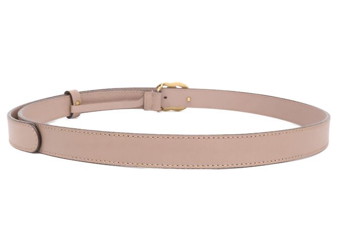 Gucci Double G Slim Gürtel in Beige - Ansicht 3