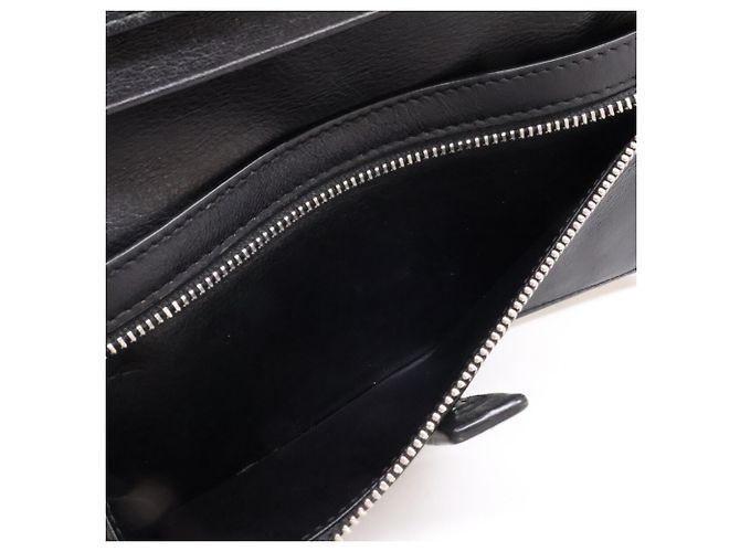 Cartera larga de cuero negro Loewe - vista 8