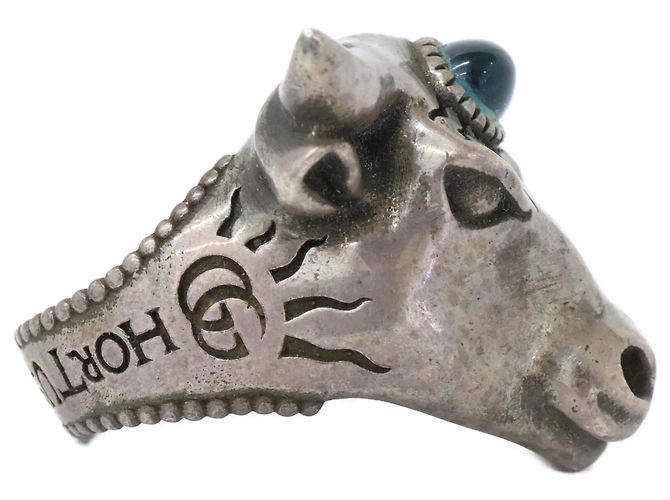 GUCCI SV925 Anger Forest Bullhead Ring Silber - Ansicht 4