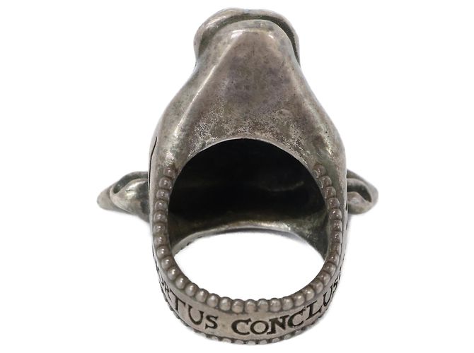 GUCCI SV925 Anger Forest Bullhead Ring Silber - Ansicht 6