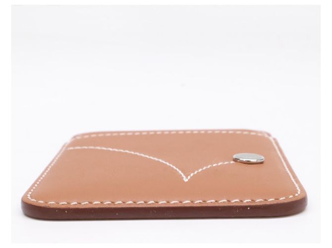 Hermès Tarjetero de piel Swift dorado Hermes - vista 3