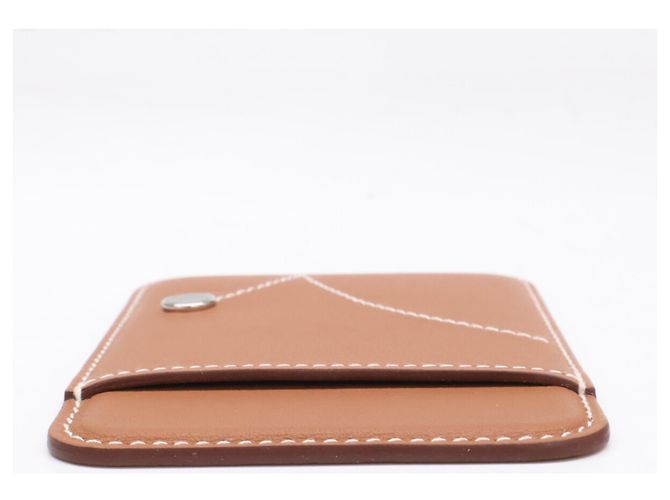 Hermès Tarjetero de piel Swift dorado Hermes - vista 5
