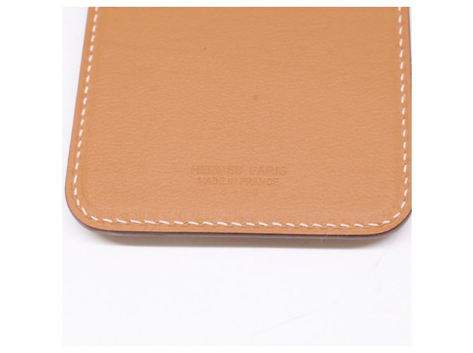 Hermès Tarjetero de piel Swift dorado Hermes - vista 7