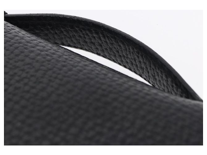 LOEWE Business Bag Leder Schwarz Goldfarben Auth ep15399 - Ansicht 14