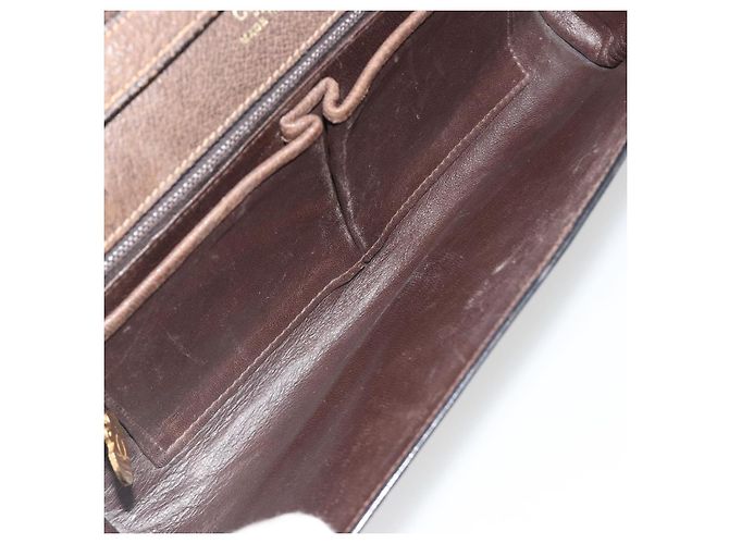 Céline Borsa a Spalla CELINE in Pelle Marrone Oro Auth bs36300 D'oro - vista 11