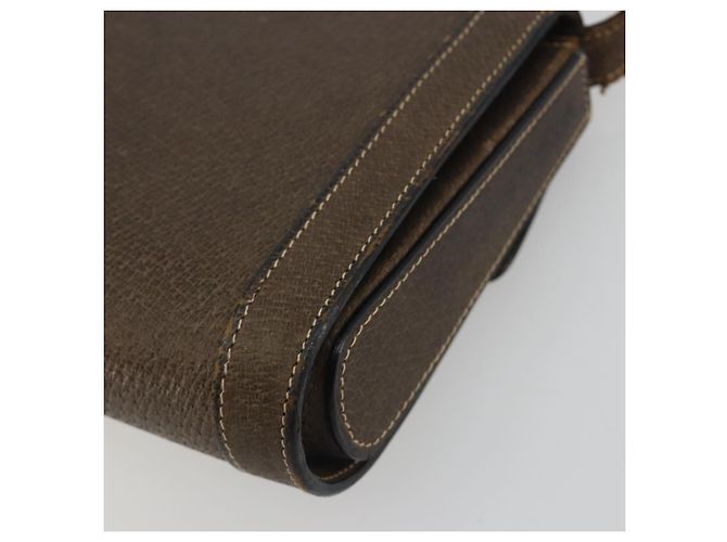 Céline Borsa a Spalla CELINE in Pelle Marrone Oro Auth bs36300 D'oro - vista 16