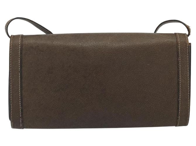 Céline Borsa a Spalla CELINE in Pelle Marrone Oro Auth bs36300 D'oro - vista 2