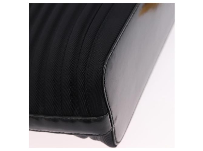 Borsa a Mano GUCCI Bamboo Tela 2way Nero Argento 000 1998 0588 Auth ep15589 - vista 17