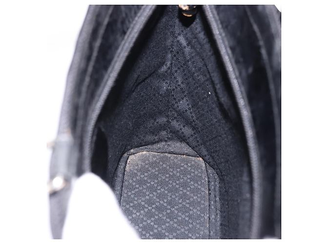 Borsa a Mano GUCCI Bamboo Tela 2way Nero Argento 000 1998 0588 Auth ep15589 - vista 20