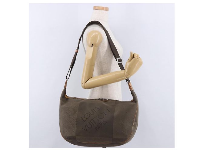 LOUIS VUITTON Borsa a Spalla Damier Geant Explorateur Tail M93615 LV Auth BA14086 - vista 21
