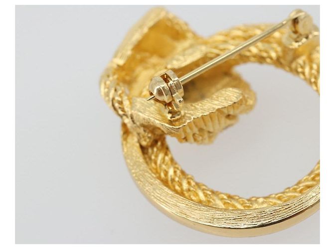 Spilla Christian Dior Metallo Tonalità Oro Auth ar14121 - vista 4