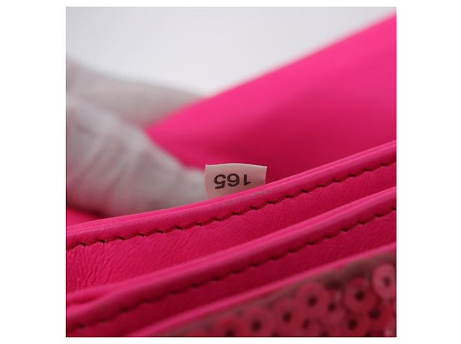 Borsa a Spalla Miu Miu in Pelle e Sequins Oro Rosa Auth am12035V D'oro - vista 12