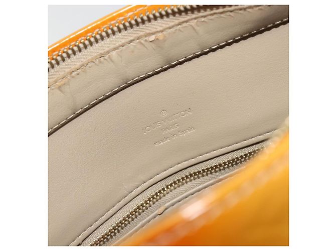 LOUIS VUITTON Borsa Monogram Vernis Houston Beige M91004 LV Auth ep15141 - vista 20