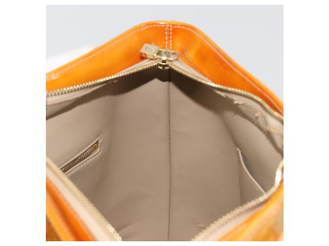 LOUIS VUITTON Borsa Monogram Vernis Houston Beige M91004 LV Auth ep15141 - vista 21