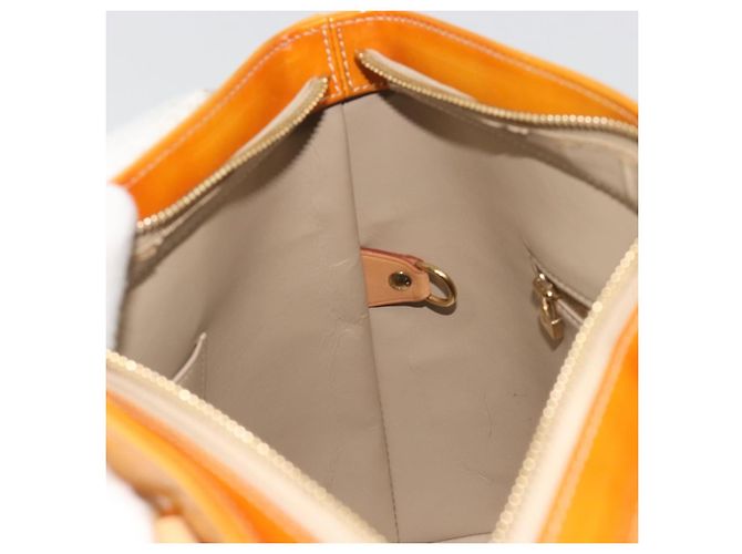 LOUIS VUITTON Borsa Monogram Vernis Houston Beige M91004 LV Auth ep15141 - vista 22