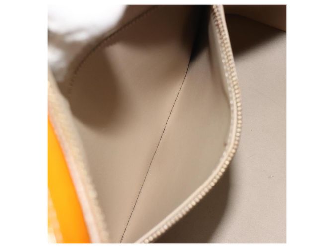 LOUIS VUITTON Borsa Monogram Vernis Houston Beige M91004 LV Auth ep15141 - vista 24