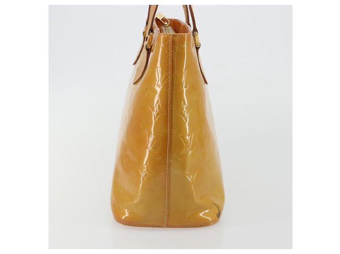 LOUIS VUITTON Borsa Monogram Vernis Houston Beige M91004 LV Auth ep15141 - vista 3