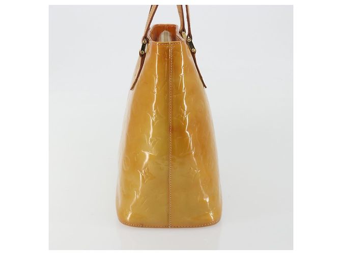 LOUIS VUITTON Borsa Monogram Vernis Houston Beige M91004 LV Auth ep15141 - vista 4