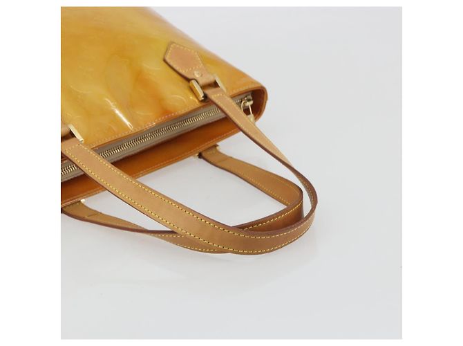 LOUIS VUITTON Borsa Monogram Vernis Houston Beige M91004 LV Auth ep15141 - vista 7