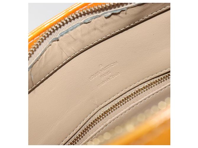 LOUIS VUITTON Borsa Monogram Vernis Houston Beige M91004 LV Auth ep15596 - vista 19