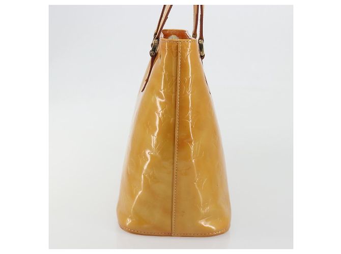 LOUIS VUITTON Borsa Monogram Vernis Houston Beige M91004 LV Auth ep15596 - vista 3