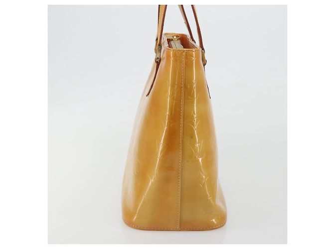 LOUIS VUITTON Borsa Monogram Vernis Houston Beige M91004 LV Auth ep15596 - vista 4