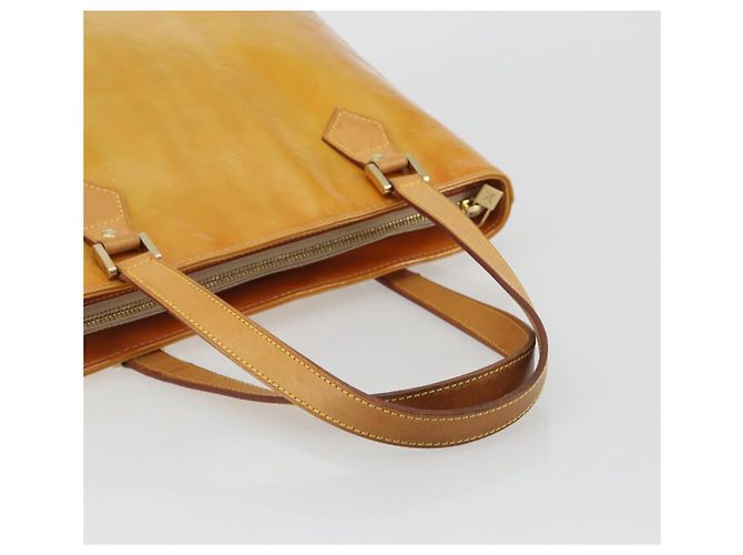LOUIS VUITTON Borsa Monogram Vernis Houston Beige M91004 LV Auth ep15596 - vista 7