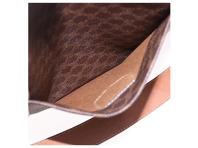 Céline Borsa Tote CELINE Macadam Canvas PVC Marrone Oro Auth am12199A D'oro - vista 24