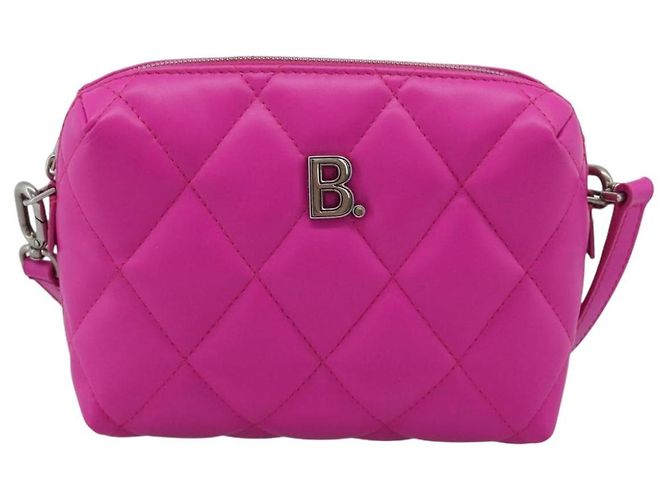 Borsa a tracolla BALENCIAGA in pelle viola argento 618080 Auth ka5373V Porpora - vista 13
