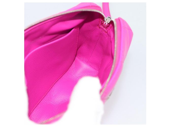 Borsa a tracolla BALENCIAGA in pelle viola argento 618080 Auth ka5373V Porpora - vista 19