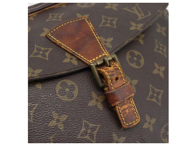 LOUIS VUITTON Borsa a Spalla Monogram Jeune Fille GM M51225 LV Auth 193062 Monogramma - vista 9