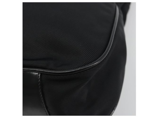 Borsa GUCCI Bamboo Nylon Nero Argento 001 1998 1577 Auth bs36284 - vista 15