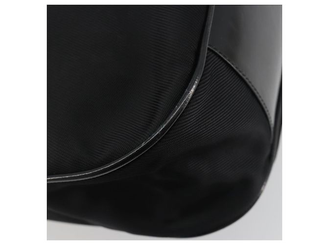 Borsa GUCCI Bamboo Nylon Nero Argento 001 1998 1577 Auth bs36284 - vista 16