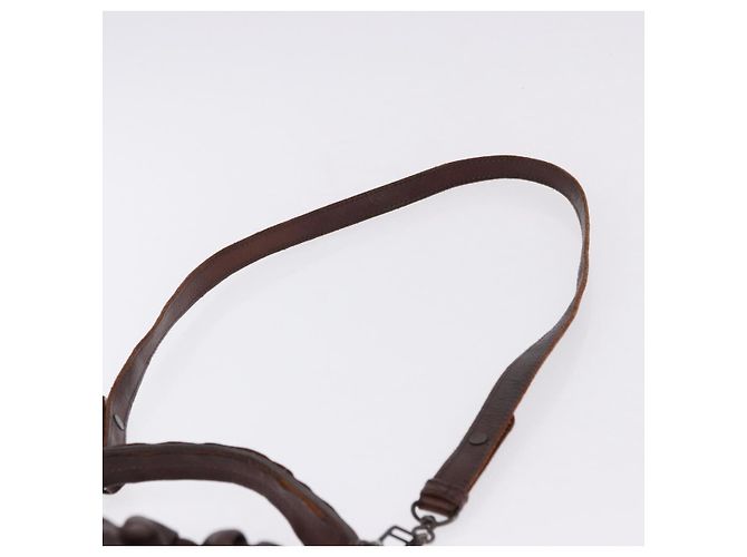 Miu Miu Shoulder Bag Leather 2way Brown Auth 192700A - view 15